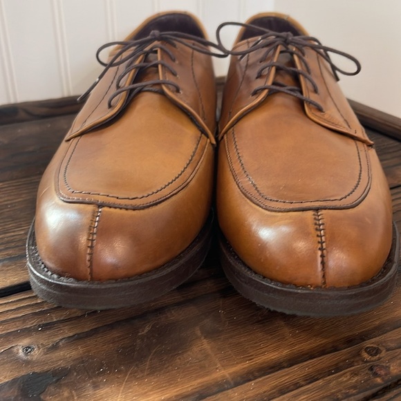New Allen Edmonds Brown Leather Derby Oxfords Dress Shoes Mens 10 - Picture 6 of 7